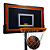 Tabela Basquete Semi Oficial  Adulto PVC Preto, Regulavel com Base, Aro Metal e Rede AX - 731 - Imagem 3