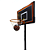 Tabela Basquete Semi Oficial  Adulto PVC Preto, Regulavel com Base, Aro Metal e Rede AX - 731 - Imagem 8