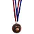 Medalha Futebol Chuteira PE NA BOLA Bronze AX 65mm YWA 470 - EXCLUSIVIDADE - Imagem 2