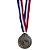 Medalha TENIS Prata AX 65mm YWA 470  - EXCLUSIVIDADE - Imagem 2