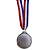 Medalha NATAÇÃO ONDA Prata AX 65mm YWA 470 - EXCLUSIVIDADE - Imagem 3