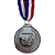 Medalha NATAÇÃO ONDA Prata AX 65mm YWA 470 - EXCLUSIVIDADE - Imagem 1