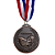 Medalha NATAÇÃO ONDA Bronze AX 65mm YWA 470 - EXCLUSIVIDADE - Imagem 1