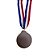 Medalha NATAÇÃO ONDA Bronze AX 65mm YWA 470 - EXCLUSIVIDADE - Imagem 3