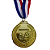 Medalha NATAÇÃO ONDA Ouro/Prata/Bronze  AX 65mm YWA 470 - PACK COM 3 (1 de Cada) - Imagem 2