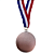 Medalha FUTEBOL Chuteira PE NA BOLA Ouro/Prata/Bronze AX 65mm YWA 470 - PACK COM 3 (1 de Cada) - Imagem 8