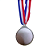 Medalha NATAÇÃO ESTRELA Ouro/prata/Bronze AX 65mm YWA 470  - PACK COM 3 (1 de Cada) - Imagem 6