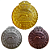 Medalha NATAÇÃO ESTRELA Ouro/prata/Bronze AX 65mm YWA 470  - PACK COM 3 (1 de Cada) - Imagem 1