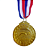Medalha NATAÇÃO ESTRELA Ouro/prata/Bronze AX 65mm YWA 470  - PACK COM 3 (1 de Cada) - Imagem 2