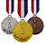 Medalha TAÇA Ouro/Prata/Bronze AX 65mm YWA 470 / 468 - PACK COM 3 (1 de Cada) - Imagem 1