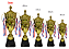 Taça Troféu King Gigante Dourada 76cm AX - 849 - Imagem 8