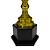 Taça Troféu Mega Grande Dourada 83cm AX - 854 - Imagem 4