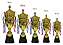 Taça Troféu King Grande Dourada 69cm AX - 850 - Imagem 8