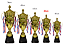 Taça Troféu King Dourada Pequena 55cm AX - 852 - Imagem 8