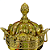 Taça Troféu King Dourada PP 47cm AX - 853 - Imagem 4