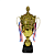 Taça Troféu King Dourada PP 47cm AX - 853 - Imagem 2