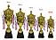 Taça Troféu King Dourada PP 47cm AX - 853 - Imagem 8