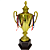 Taça Troféu Diamante Dourada Grande 77cm AX - 855 - Imagem 1