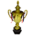 Taça Troféu Diamante Dourada Grande 77cm AX - 855 - Imagem 2
