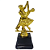 Troféu de Dança Casal 15cm Base 3º Quadrada AX - 826 - Imagem 1