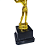Troféu de Volei 15cm Base 3º Quadrada AX - 840 - Imagem 4