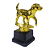 Troféu de Cachorro Cão Pet 13cm Base 3º Quadrada AX - 829 - Imagem 2