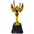 Troféu de Honra ao Merito, Vitória 18cm Base 3º Quadrada AX - 835 - Imagem 1