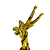 Troféu de Judô 17cm Giro Luta Dupla Base 3º Quadrada AX - 832 - Imagem 6