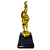 Troféu de Judô 17cm Giro Luta Dupla Base 3º Quadrada AX - 832 - Imagem 2