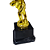 Troféu de Judô 17cm Giro Luta Dupla Base 3º Quadrada AX - 832 - Imagem 4