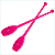 Maça Bastão Ginastica Rítmica Adaptável AX PVC Tam. 37cm 593 - PACK COM 2 PEÇAS Rosa - Imagem 1