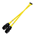 Maça Bastão Ginastica Rítmica Adaptável AX PVC Tam. 45cm 591 - PACK COM 2 PEÇAS - AMARELO - Imagem 1
