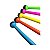 Maça Bastão Ginastica Rítmica Adaptável AX PVC Tam. 45cm 591 - PACK COM 2 PEÇAS - AZUL CELESTE - Imagem 2
