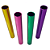 Bastão de Revezamento AX 30cm Alumínio Atletismo 594 - PACK COM 4 CORES (Amarelo, Rosa, Roxo, Verde) - Imagem 4
