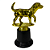 Troféu de Cachorro Cão Pet 14,5cm BASE REDONDA AX - 829 - Imagem 2