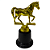 Troféu de Cavalo Equitação Hipismo Montaria 14cm BASE REDONDA AX - 830 - Imagem 1