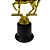 Troféu de Cavalo Equitação Hipismo Montaria 14cm BASE REDONDA AX - 830 - Imagem 3