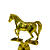 Troféu de Cavalo Equitação Hipismo Montaria 14cm BASE REDONDA AX - 830 - Imagem 4