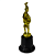 Troféu de Judô 19cm Giro Luta Dupla BASE REDONDA AX - 832 - Imagem 2