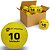 Bola Iniciação AX Nº 10 Amarela Grip - 705 - PACK COM 10 BOLAS - Imagem 1