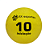 Bola Iniciação AX Nº 10 Amarela Grip - 705 - PACK COM 10 BOLAS - Imagem 2