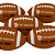 Bola Futebol Americano Marrom Adulto Oficial Tam 9 AX - 708 - PACK COM 5 PEÇAS - Imagem 9