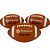 Bola Futebol Americano Marrom Adulto Oficial Tam 9 AX - 708 - PACK COM 3 PEÇAS - Imagem 2
