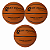 Bola Basquete AX Mirim Infantil TAM 5 Oficial PROMO 701 - PACK COM 03 PEÇAS - Imagem 2