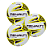 Bola Futsal Penalty RX 500 XXIII - Branca e Amarela - PACK COM 3 PEÇAS - Imagem 1
