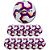 Bola Futebol Campo Storm XXIII Penalty - Bca/Lj/Rx  - PACK COM 12 PEÇAS - Imagem 1