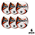 Bola Futsal Penalty MAX 200 Termotec UF XXIV - BC-AZ-VM - PACK COM 6 PEÇAS - Imagem 1