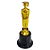 Troféu de Formando/Formatura Masculino 17cm Base REDONDA AX - 823 - Imagem 2