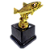 Troféu de Pesca, Peixe 3º Lugar 12cm Base Quadrada AX - 828 - Imagem 3