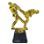 Troféu de Taekwondo 19cm Base 1º Quadrada AX - 833 - Imagem 1